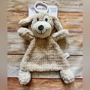 CARRIED AWAY by STEPPING STONES Tan Dog/Puppy Stroller Plush Lovey Toy 0+ Mos.